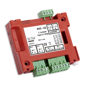 მისამართული მოდული 2 INPUTS 2 OUTPUTS w/ ISO MAD-422-I