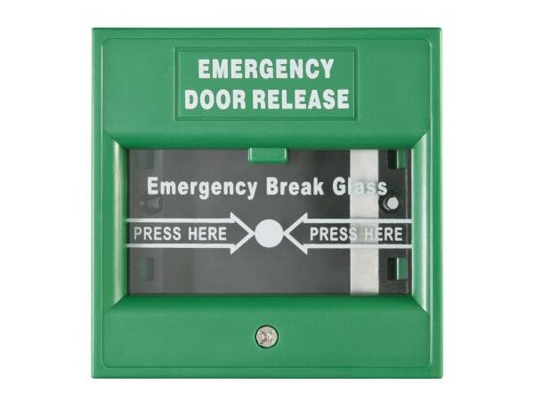 ჩასამსხვრევი ღილაკი მწვანე  DS-K7PEB