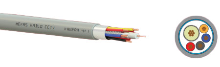 კაბელი  CCTV CABLE 1+2 Mini Coax (2 x 0,50) (300m) (40957)