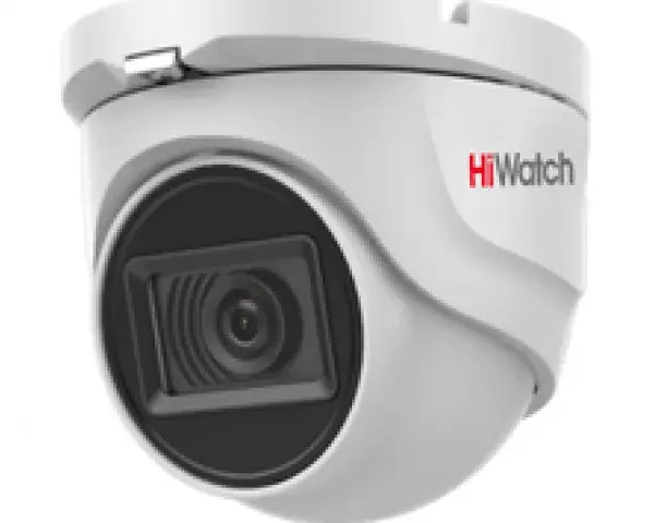 კამერა,Hiwatch, DS-T203A(B)(2.8mm),HDTVI,2mp,Turret,Fix,IR20m,Mic,