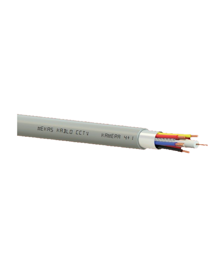 კაბელი CCTV CABLE 1+2 MINI COAX (2x0,22)(300M) (40950)