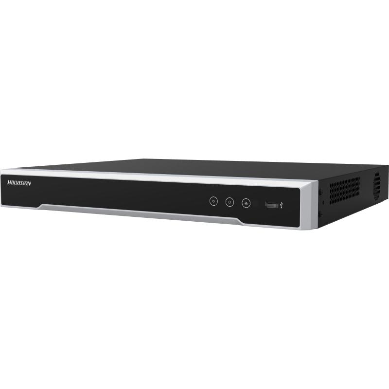 ჩამწერი NVR, Hikvision, DS-7616NI-K2/16P (D), 2sata, 16ch, poe