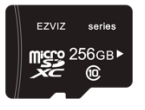 მეხსიერების ბარათი microSD CS-CMT-CARDT256G, Ezviz