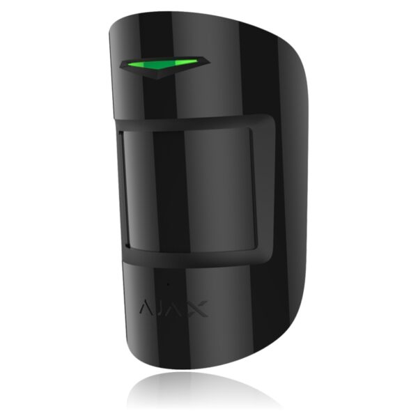მოძრაობის და შუშის მსხვრევის დეტექტორი Ajax CombiProtect (8EU) ASP Black