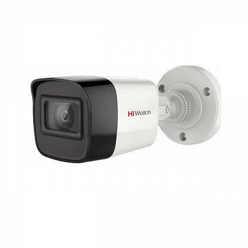კამერა,HDTVI,Hiwatch,DS-T200A(B),3.6mm,2mp,Bullet,Fix,IR30m,Mic