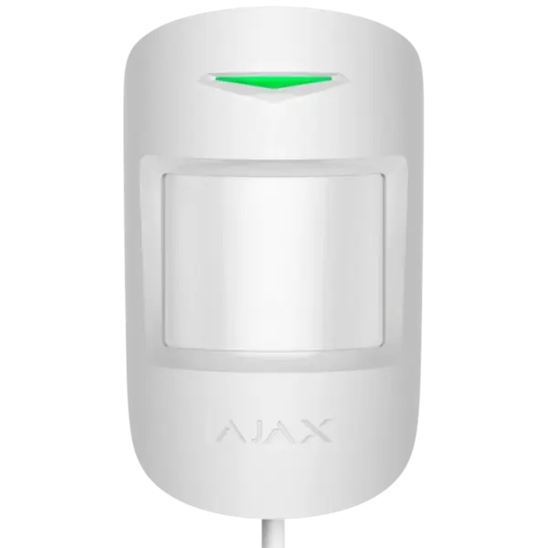 ჰიბრიდული მოძრაობის დეტექტორი k-band სენსორით Ajax MotionProtect Plus Fibra white