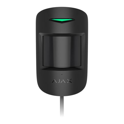 ჰიბრიდული მოძრაობის და შუშის მსხვრევის დეტექტორი Ajax CombiProtect Fibra black
