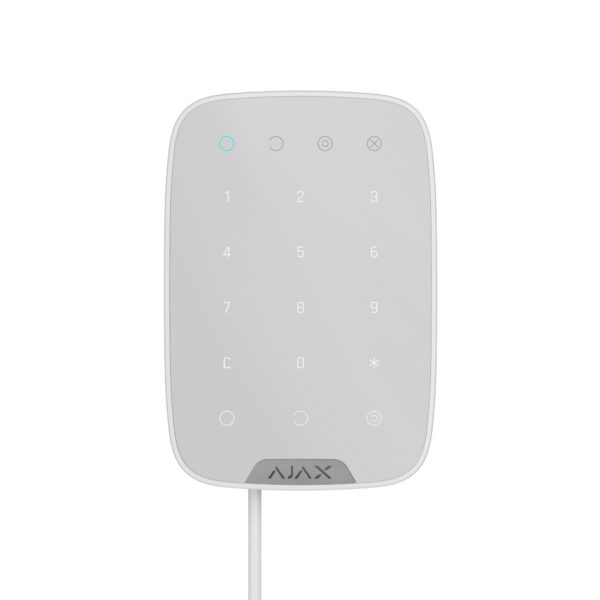 ჰიბრიდული სენსორული კლავიატურა Ajax Keypad Fibra white