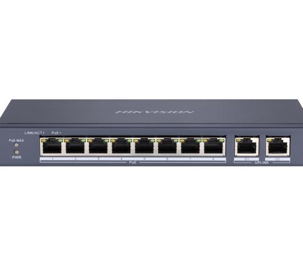 სვიჩი Poe Hikvision,DS-3E0310P-E/M(B) Unmanaged 100M